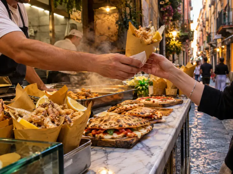 Naples : visite guidée du street food avec spritz
