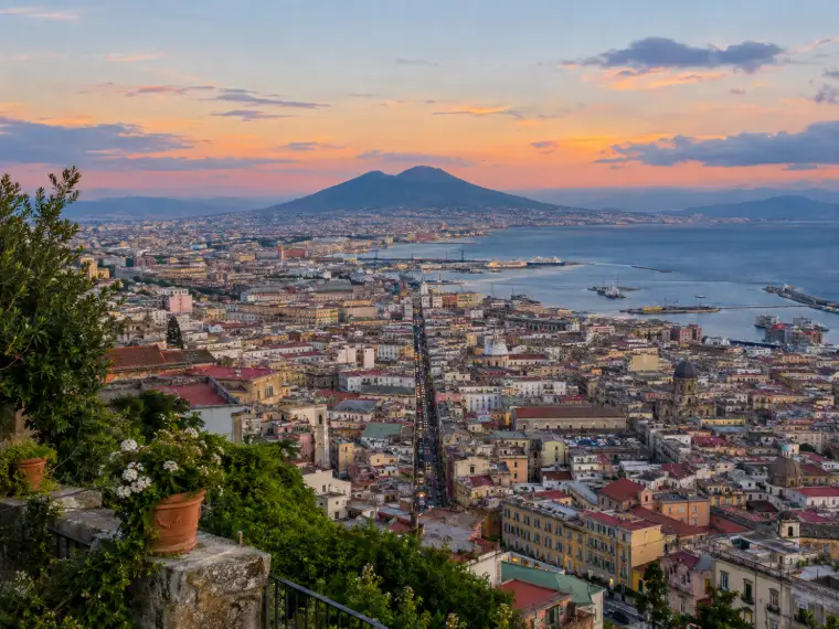 Spaccanapoli seen from the belvedere of the Certosa di San Martino